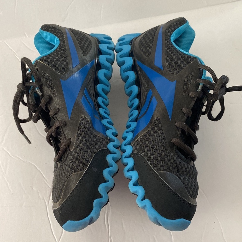Reebok Women's Premier ZigFly Running Shoe Black and Teal - Picture 6 of 7